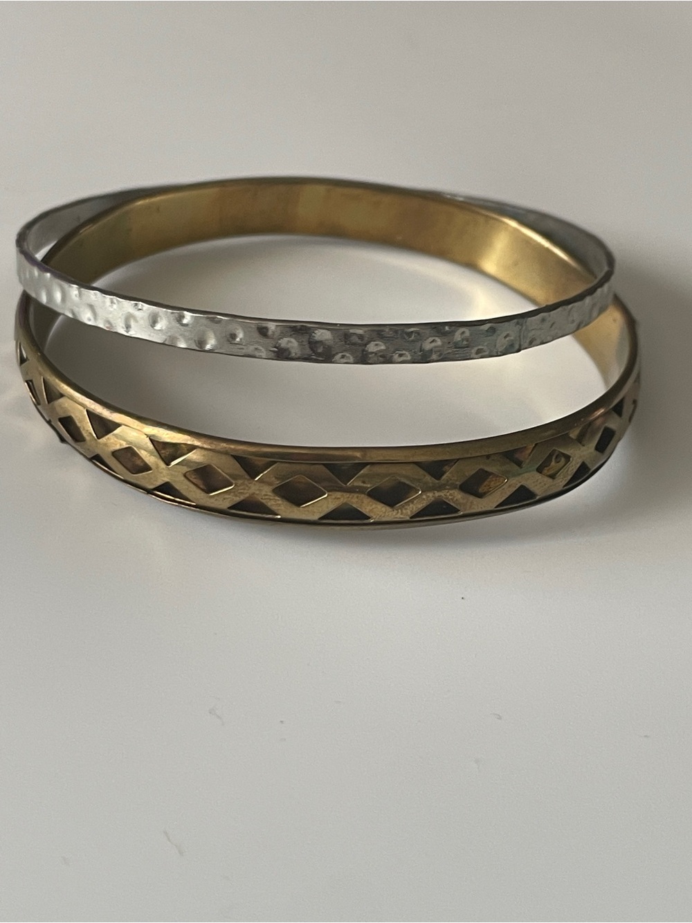 Gold and Silver Tone Bangle Bracelets Vintage Inspired Women's Jewelry New